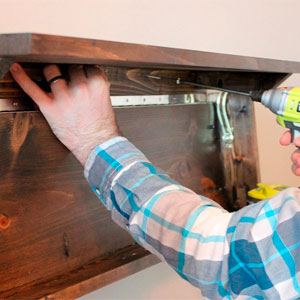 Установка полки