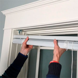 Установка жалюзи